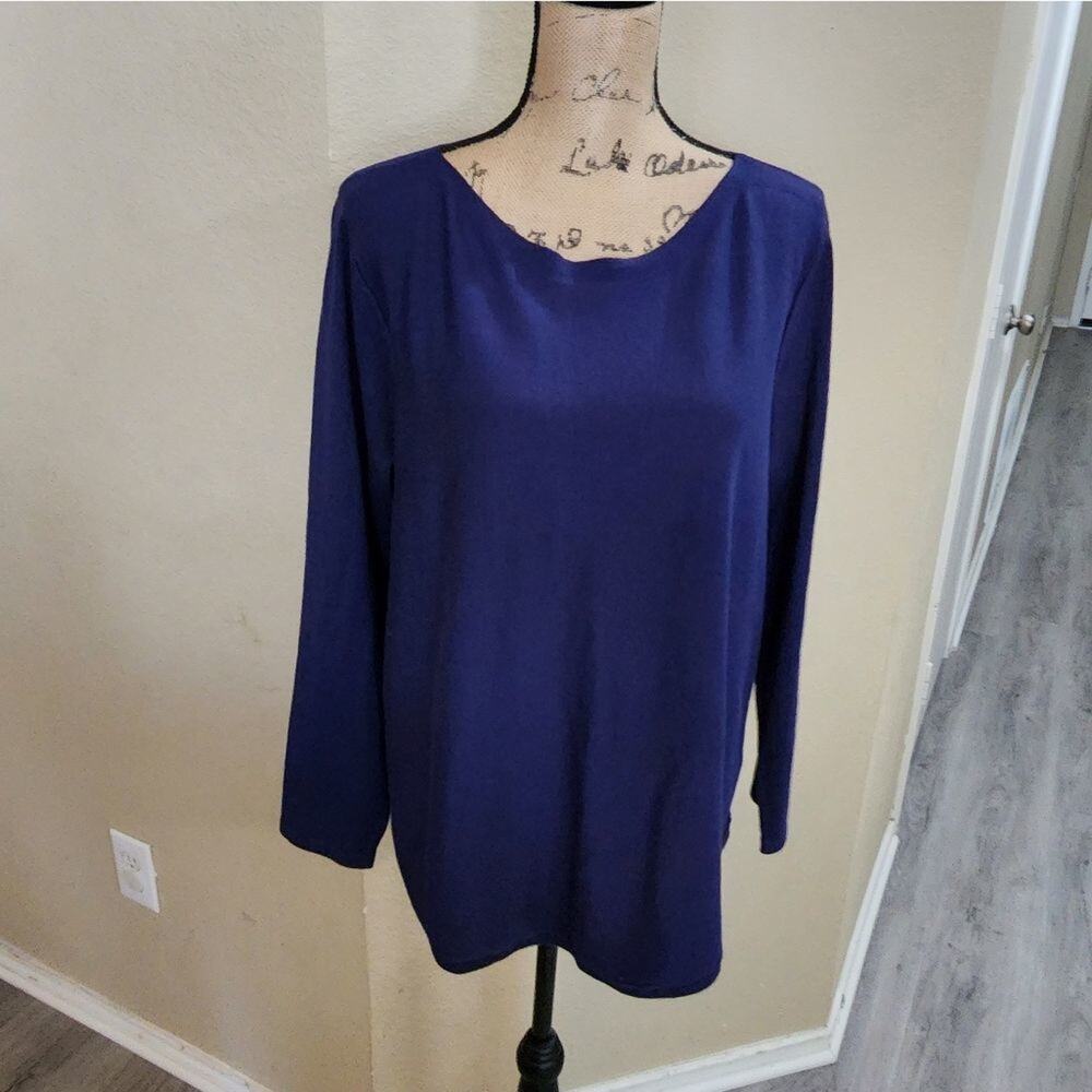 Chico's super soft long sleeve sweatshirt tunic size XL